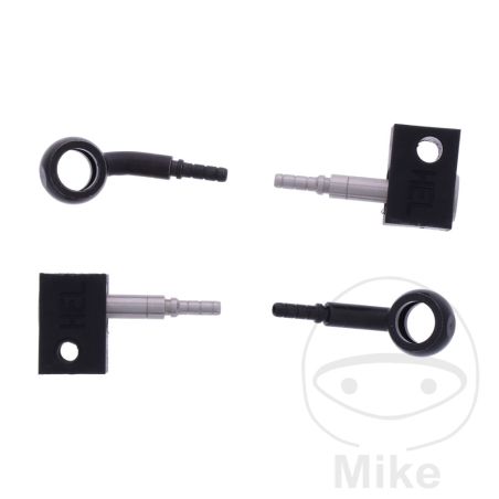 Latiguillo de Freno Metálico Kit 2 Piezas Negro | Motos Camaral