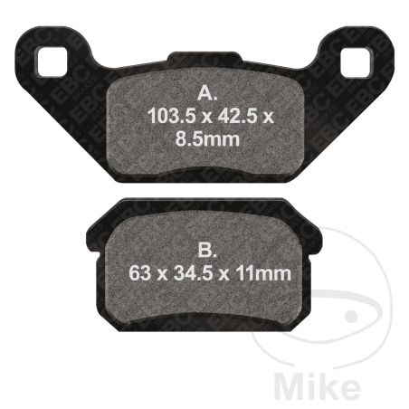 Pastillas de Freno Sinterizadas EBC 7874910 | Motos Camaral