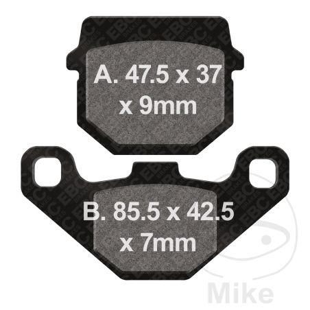 Pastillas de Freno Carbón EBC para Scooter | Motos Camaral
