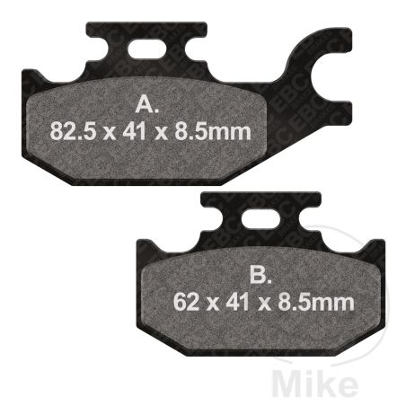 Pastillas de Freno Carbón Scooter EBC | Motos Camaral