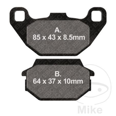 Pastillas de Freno Estándar EBC 7874332 | Motos Camaral