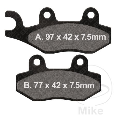 Pastillas de Freno Sinter MX-S EBC 7370917 | Motos Camaral