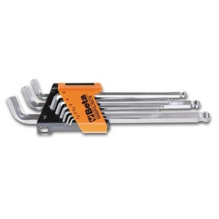 JUEGO DE LLAVES ALLEN CABEZA ESFÉRICA CON SOPORTE BETA (96 BPA/SC9) - motoscamaralweb.com