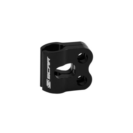 Abrazadera latiguillo de freno delantero SCAR - Negro - motoscamaralweb.com