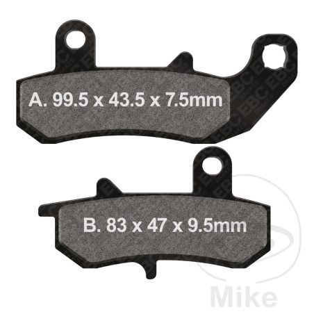 Pastillas de Freno Estándar EBC 7870462 | Motos Camaral