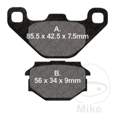 Pastillas de Freno Estándar EBC 7870546 | Motos Camaral