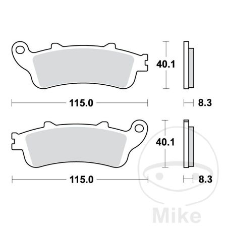 Pastillas de Freno Sinter Traseras TRW 7328818 | Motos Camaral