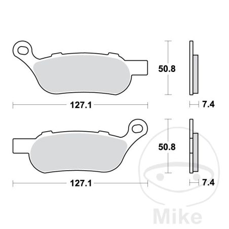 Pastillas de Freno PC TRW 7370082 | Motos Camaral