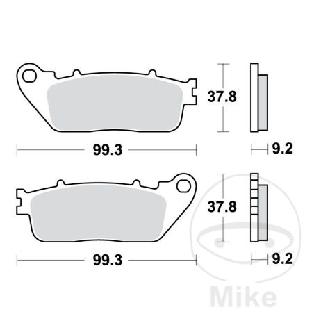 Pastillas de Freno Sinter Trasero TRW 7322654 | Motos Camaral