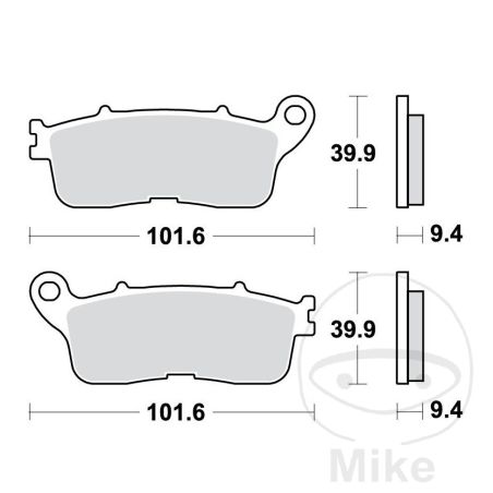 Pastillas de Freno Sinter Trasero TRW 7320022 | Motos Camaral