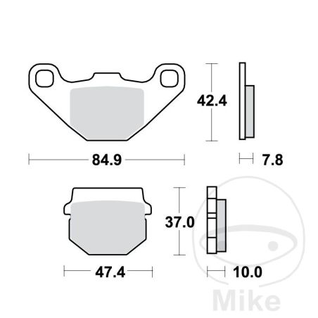 Pastillas de Freno Estándar TRW 7326853 | Motos Camaral