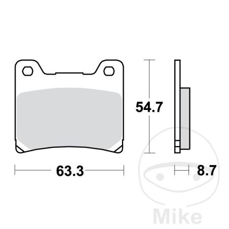 Pastillas de Freno Sinter Trasero TRW 7328560 | Motos Camaral