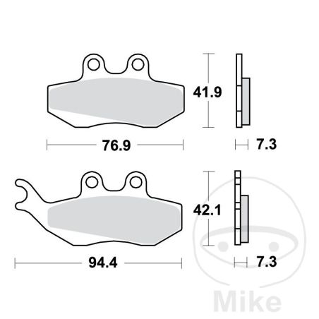 Pastillas de Freno Eco TRW 7320524 | Motos Camaral