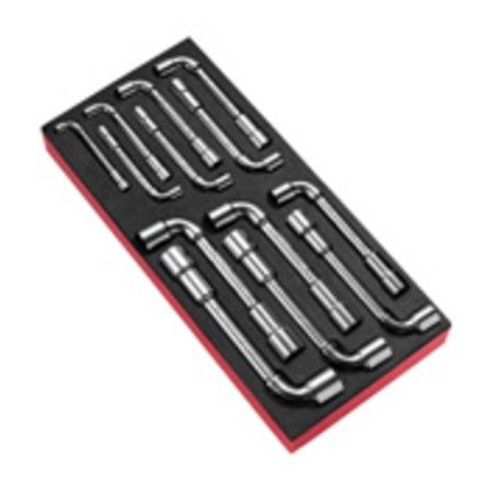 Módulo de 13 llaves de pipa abiertas métricas FACOM OGV - motoscamaralweb.com