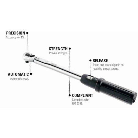 Llave dinamométrica EXPERT 3/8 10-50nm - motoscamaralweb.com