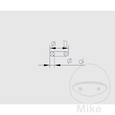 O-Ring 2X9MM para Amortiguador Kayaba | Motos Camaral