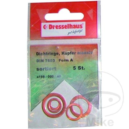 Anillo de Sellado Kit Cobre Masivo 7603A (5 uds) | Motos Camaral