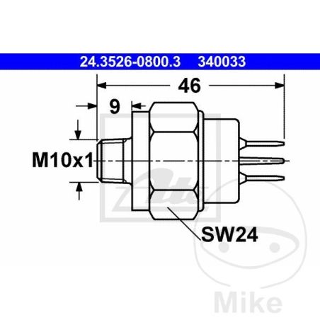 Interruptor Luz de Freno MQ 1452267 | Motos Camaral