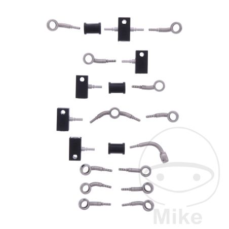 Kit Latiguillo de Freno Metálico 10 Piezas | Motos Camaral