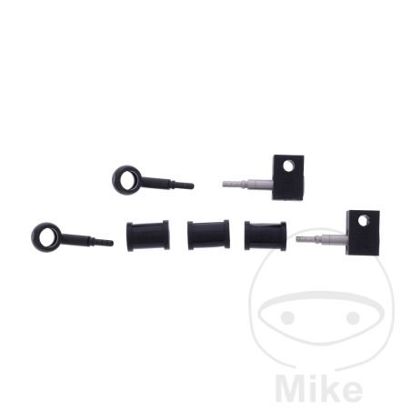 Latiguillo de Freno Metálico Kit 2 Piezas Negro | Motos Camaral