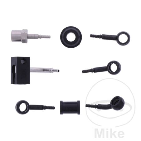 Latiguillo de Freno Metálico Kit 3 Piezas Negro | Motos Camaral
