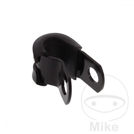 Soporte Latiguillo de Freno 6mm Aluminio Negro | Motos Camaral