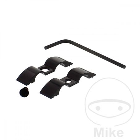Soporte Latiguillo Freno JMP Bolt 9mm Doble Alu Negro | Motos Camaral