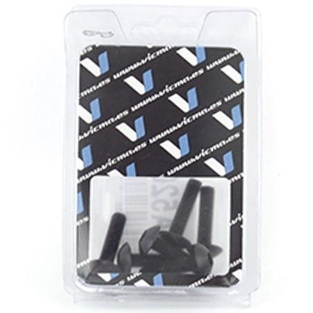 Kit 6 tornillos allen cabeza alomada M5x25mm negro V PARTS - motoscamaralweb.com