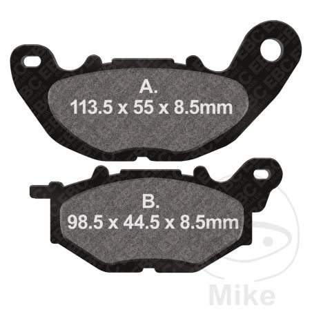 Pastillas de Freno Carbón Scooter EBC | Motos Camaral