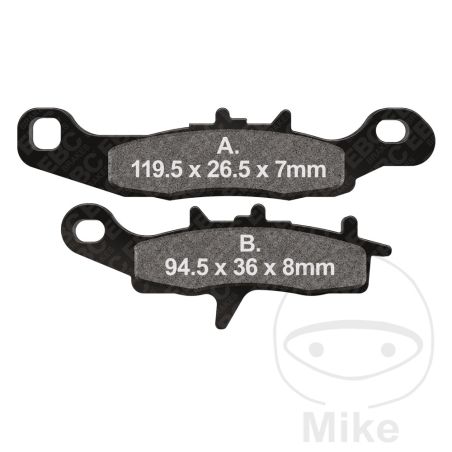 Pastillas de Freno Estándar EBC 7875438 | Motos Camaral