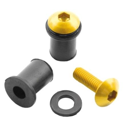 Juego de tornillos para cúpula V PARTS Ø5mm azul - 8 unidades - motoscamaralweb.com