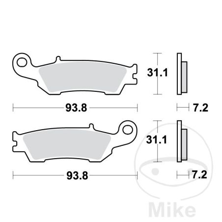 Pastillas de Freno Sinterizadas TRW 7322555 | Motos Camaral