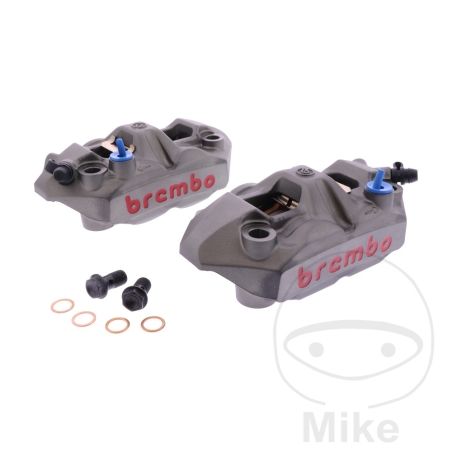 Kit Pinzas de Freno Brembo M4.34 Titanio | Motos Camaral