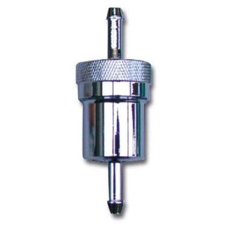 Filtro de gasolina BIHR redondo alu anodizado desmontable L75mm - motoscamaralweb.com