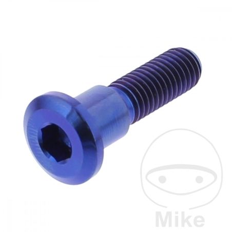 Tornillo Disco Freno JMP M8x1.25 33mm Titan Azul | Motos Camaral