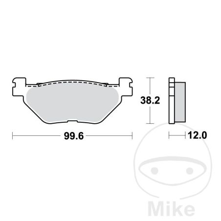 Pastillas de freno sinter Scooter TRW 7323009 | Motos Camaral