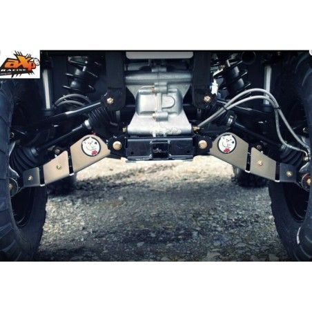 Protector de trapecio trasero AXP aluminio 4 mm Polaris Sportsman - motoscamaralweb.com