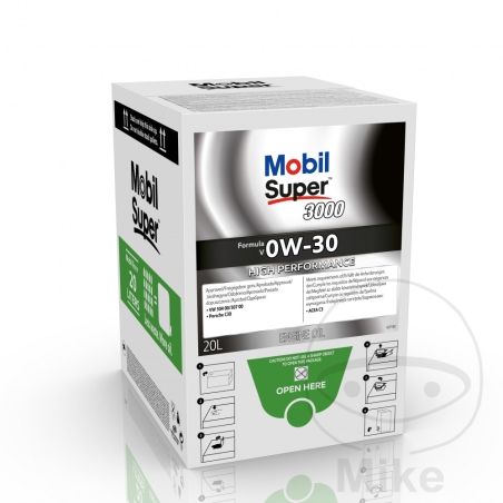 Aceite Motor Mobil 0W30 SUP 20L con Grifo | Motos Camaral