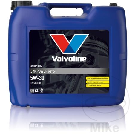 Aceite Motor 5W30 Valvoline MST C4 20L | Motos Camaral