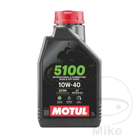 Aceite Motul 5100 10W40 4T 1L Semisintético | Motos Camaral