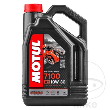 Aceite Motul 7100 10W30 4T Sintético 4L | Motos Camaral