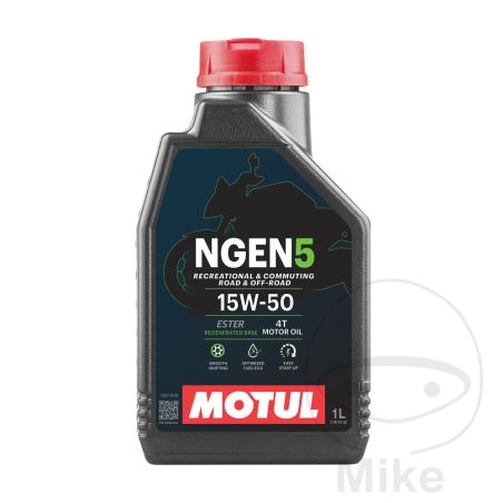 Aceite Motul NGEN 5 15W50 4T 1L Sintético | Motos Camaral