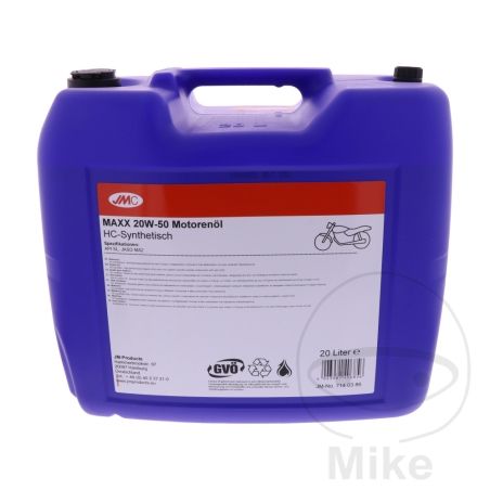 Aceite Motor 20W50 4T JMC Maxx HC-Sintético 20L | Motos Camaral