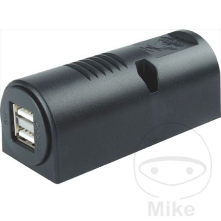Enchufe Doble USB 2x2500mA para Motocicleta | Motos Camaral