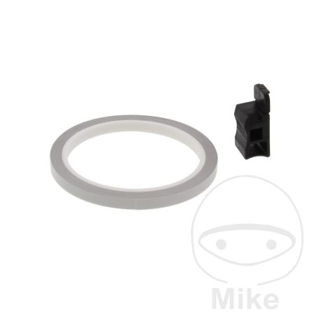 Pegatina Borde de Llanta M APPLIKATOR Blanco | Motos Camaral