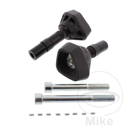 Anticaídas Evotech Plateado con Kit de Montaje | Motos Camaral