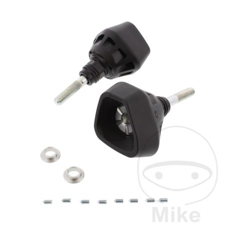 Anticaídas Evotech con Kit de Montaje | Plateado | Motos Camaral