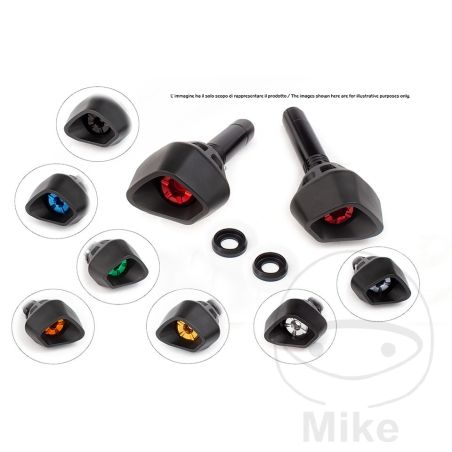Anticaídas Evotech Plateado con Kit de Montaje | Motos Camaral