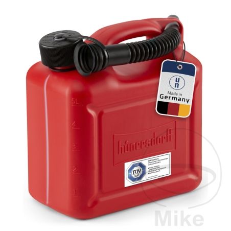 Bidón de Combustible 5 Litros UN HD-PE Rojo | Motos Camaral