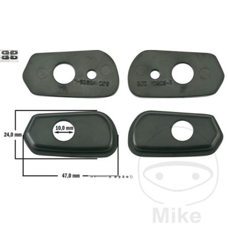 Acoplamiento Intermitente JMP Negro | Recambios Moto | Motos Camaral